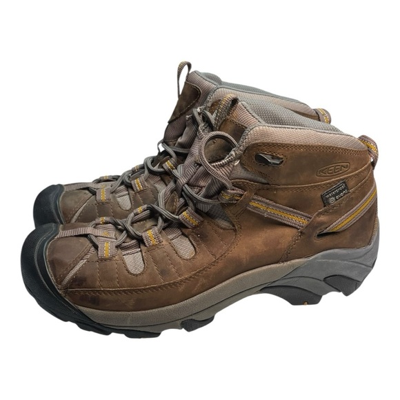 KEEN Women's Brown and Gray Lace Up Boots Size: 11 - Picture 1 of 12